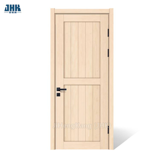 Fresado de atractiva puerta de pino macizo para interiores