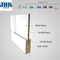 Diseño de puerta de panel de madera Puerta de armario agitadora de 2 paneles