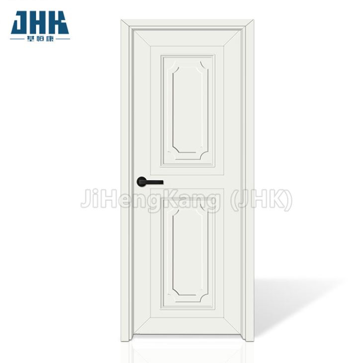 Puerta de madera maciza tallada en blanco del panel interior del ABS del PVC WPC