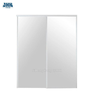 Popular modelo de puerta de aluminio de doble hoja con vidrio (SC-AAD064)
