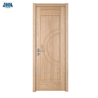 Puerta de entrada principal de madera maciza con diseño personalizado comercial (JHK-009-2)