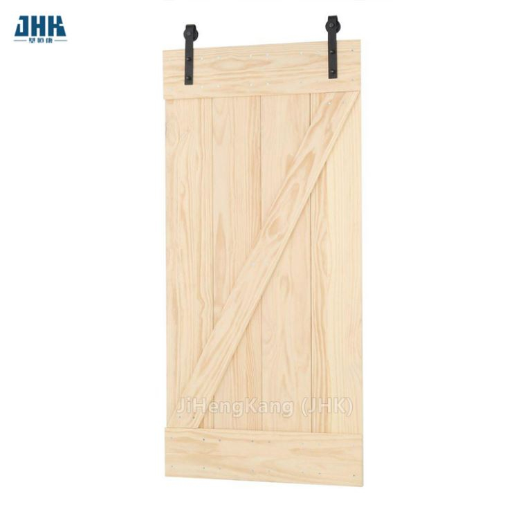 Nuevo diseño de estilo simple, puerta de granero de madera, interior corredizo interior de madera maciza (SL-MA-001)