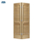 Puerta corrediza de persiana de armario de madera natural
