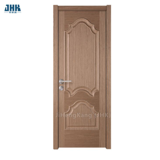 Los últimos diseños modernos de la habitación interna del apartamento de madera bonita laminan la puerta de madera de la chapa