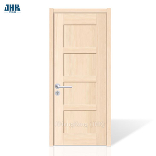 Puerta moderna de chapa de madera con agitador, puerta de chapa de piel/naturaleza