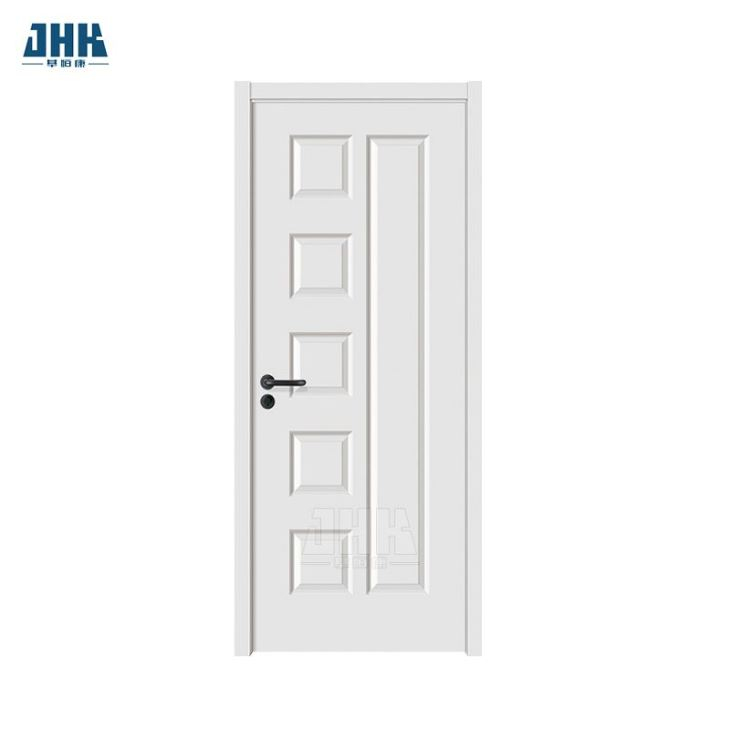 Puerta de imprimación blanca de madera interior de MDF de papel alveolar (JHK-S02)