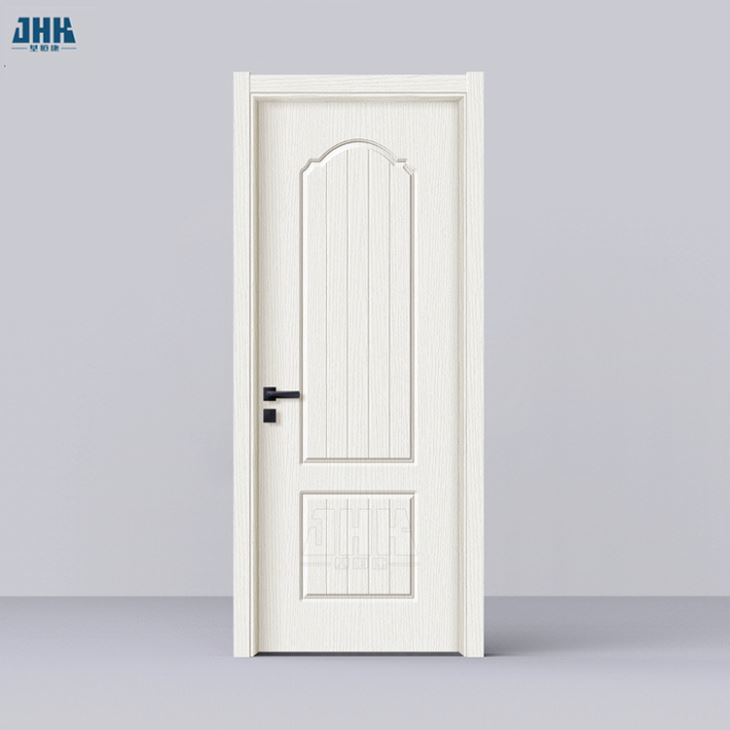 Panel de puerta de MDF empotrado de PVC interno de color blanco