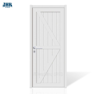 Puerta corrediza de vidrio doble, alerce de pino, puerta de madera para habitación principal, diseños de imagen con Color blanco