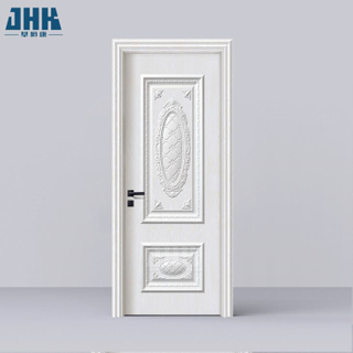 Marco de puerta impermeable de WPC, puerta del dormitorio del hogar con buen precio, puerta interior de madera y plástico de diseño personalizado