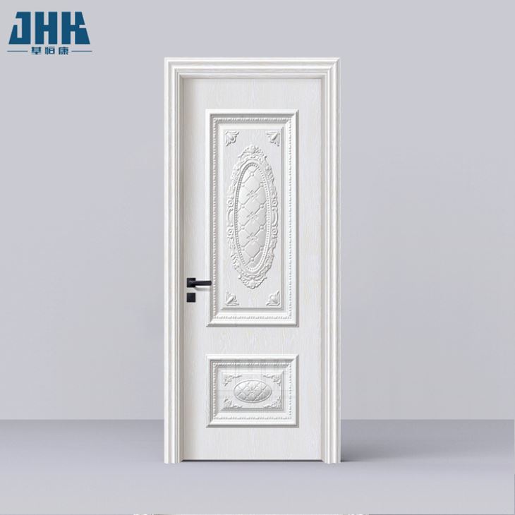Puerta impermeable del dormitorio del hogar del marco de la puerta de WPC con la puerta interior plástica de madera del diseño personalizado de buen precio