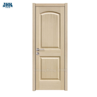 Jhk-M09 Piel de puerta moderna de MDF con chapa de madera de roble rojo
