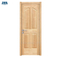 Puerta de madera de roble de ingeniería acanalada para interiores de estilo clásico con efecto de panel
