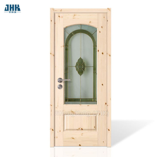 Puertas sólidas de WPC compuesto de plástico y madera para interiores comerciales (JHK-W005)