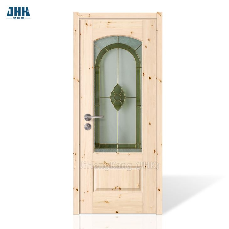 Puertas sólidas de WPC compuesto de plástico y madera para interiores comerciales (JHK-W005)