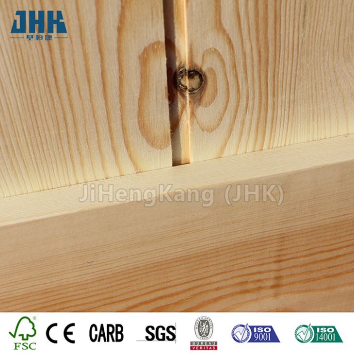 Puerta agitadora interna de madera maciza con panel de madera de pino