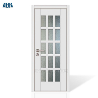 Puertas interiores de hogar de moda simple puerta corrediza de vidrio doble puerta secreta