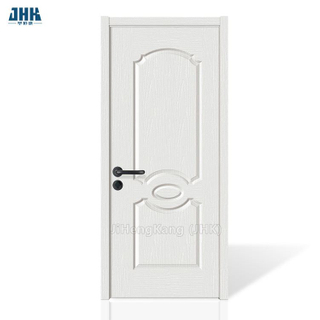Puerta de habitación con panel barato Nueva puerta de imprimación blanca moldeada