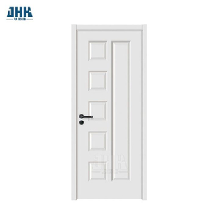 Pintura de lujo moderna HDF Swing estilo abierto último diseño puerta de madera puerta interior puerta de habitación blanco
