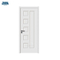 Pintura de lujo moderna HDF Swing estilo abierto último diseño puerta de madera puerta interior puerta de habitación blanco