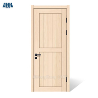 Popular puerta shaker de madera maciza de dos paneles