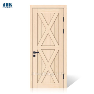 Interior de madera maciza con imprimación blanca Puerta agitadora (JHK-SK01)