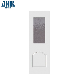 Moderna puerta de vidrio de madera maciza Prime blanca (JHK-G05)