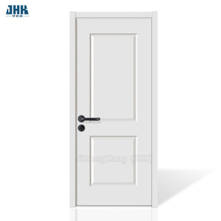 Nuevo diseño interior blanco Panelskin de puerta de madera de Pvcwpc moldeado (JHK-W007)