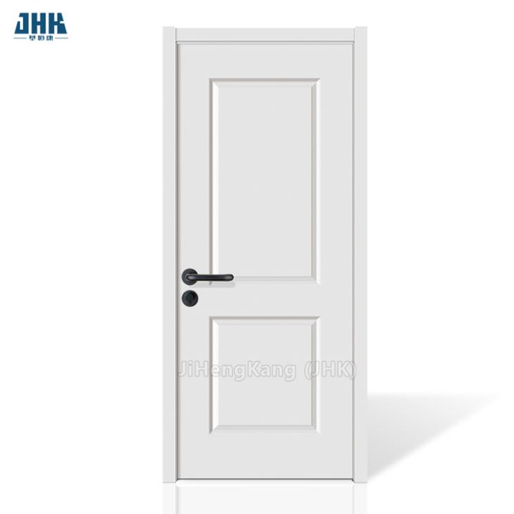 Interior blanco de nuevo diseño de Pvcwpc moldeado puerta de madera Panelskin (JHK-W007)