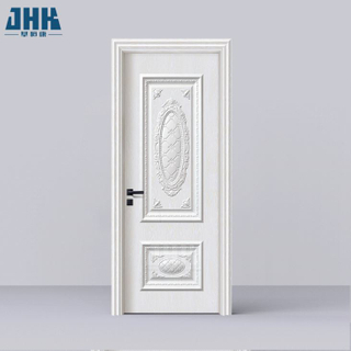 Puerta compuesta de plástico y madera a prueba de agua para interior de baño de hotel de diseño simple de fábrica de China