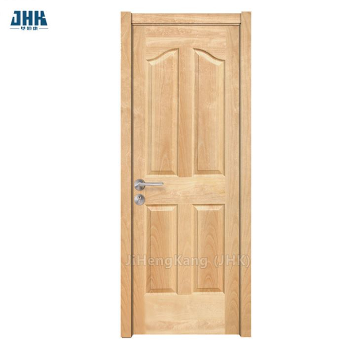 Puerta hueca de baño con panel de núcleo sólido, puerta de chapa de madera