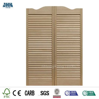 Cocina/gabinete Puerta de persiana de madera blanca Armario Puerta plegable Puertas plegables de roble pintado