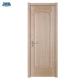 Piel de puerta de chapa moldeada HDF laminada con papel de fresno/teca/Sapeli/roble/melamina