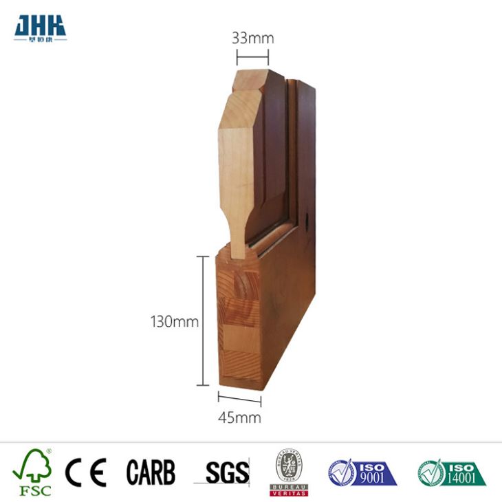 Puerta simple de madera de aliso con paneles nudosos Almirah