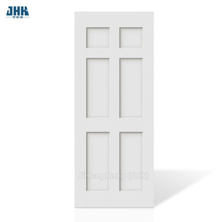 Puerta batidora de imprimación blanca con entrada pivotante